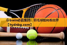 ⚽bwin必赢集团：羽毛球如何看出界