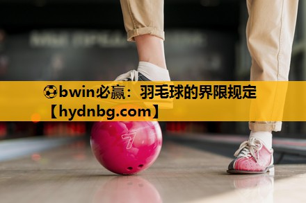 ⚽bwin必赢：羽毛球的界限规定